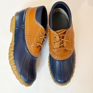 L.L. Bean Boots Duck Boots Navy Blue Waterproof Women’s size 8